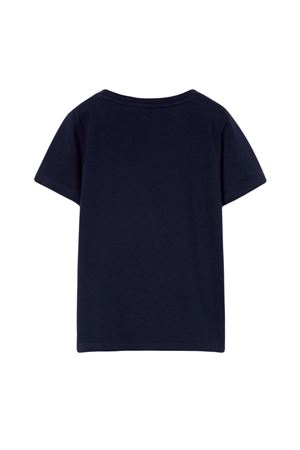 blue cotton tshirt GUCCI KIDS | 561651XJGPI4392